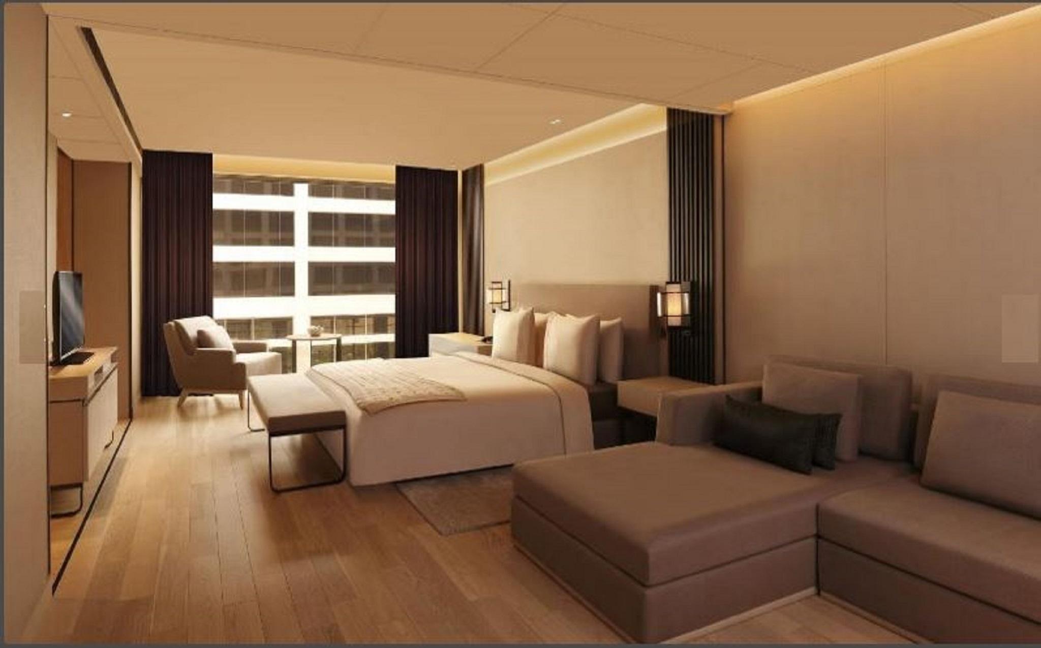 Roseate House New Delhi Hotel Bagian luar foto A room at the hotel