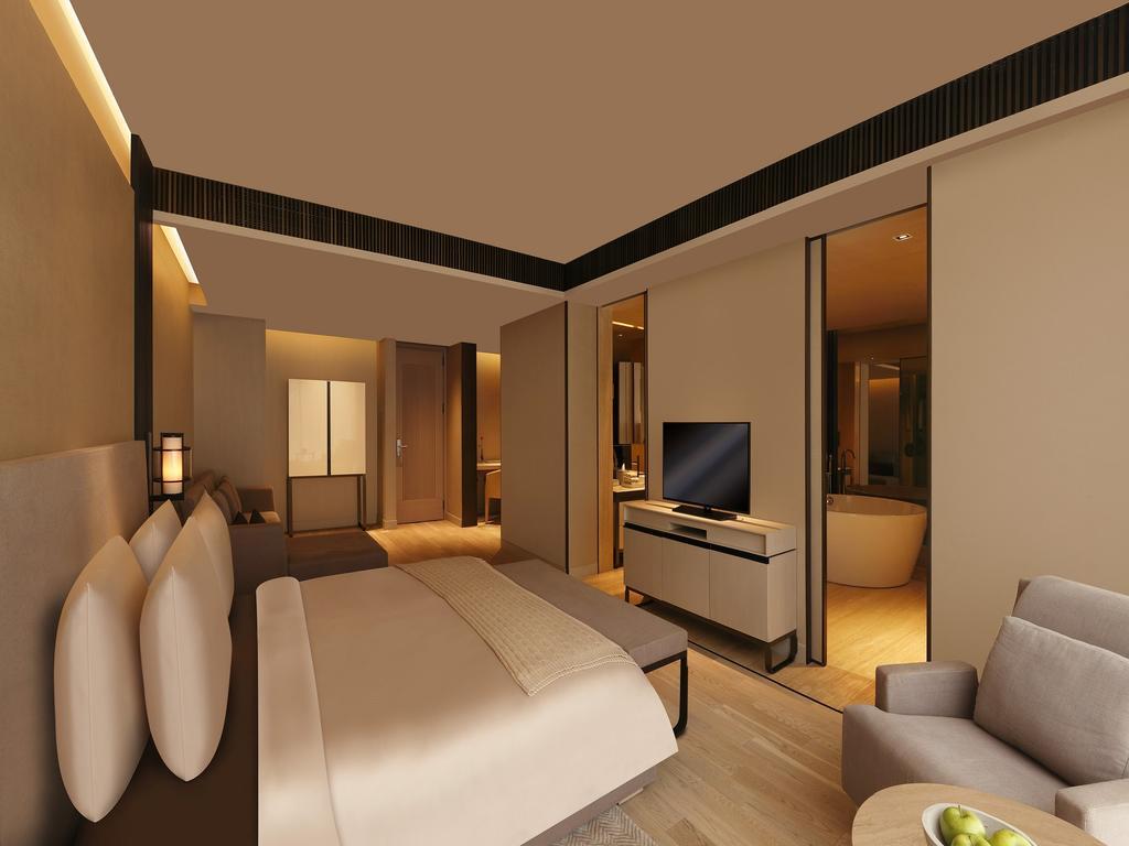 Roseate House New Delhi Hotel Bagian luar foto A room at the hotel